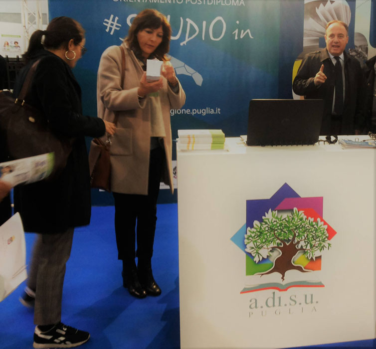 Immagine di copertina per L\'Adisu Puglia al Salone dello Studente 2018