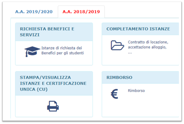 Comunicazione requisito di merito primo anno - a.a. 2018/2019